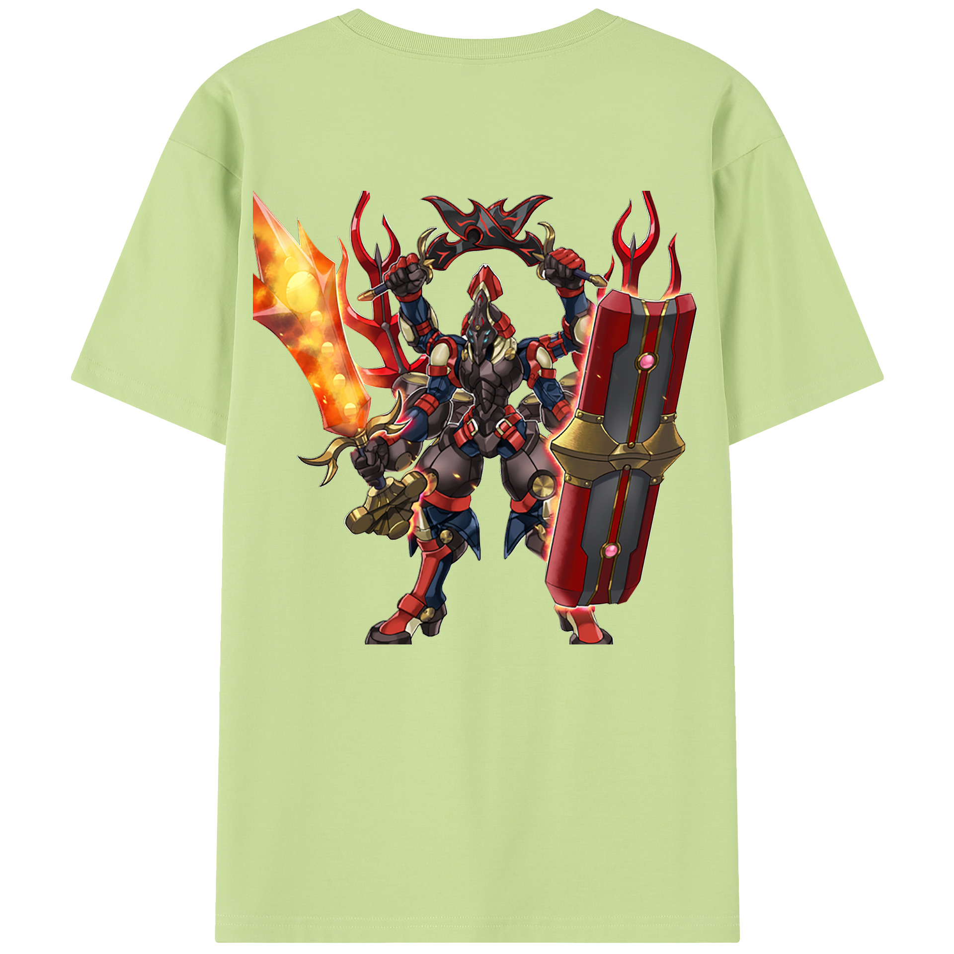 （画像用） 遊☆戯☆王 Yu-Gi-Oh! 綿100％半袖Tシャツ（背面プリント）